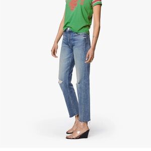 MOTHER Tomcat Ankle Fray Jeans